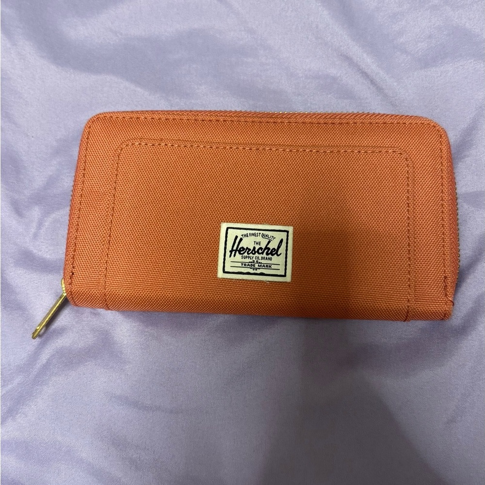 Herschel Orange Clutch Wallet